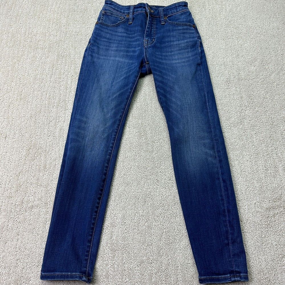 Madewell Curvy High Rise Skinny Blue Jeans Womens Petites 24P*